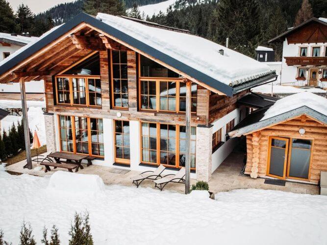 Chalets Im Weidach, Leutasch Eksteriør billede