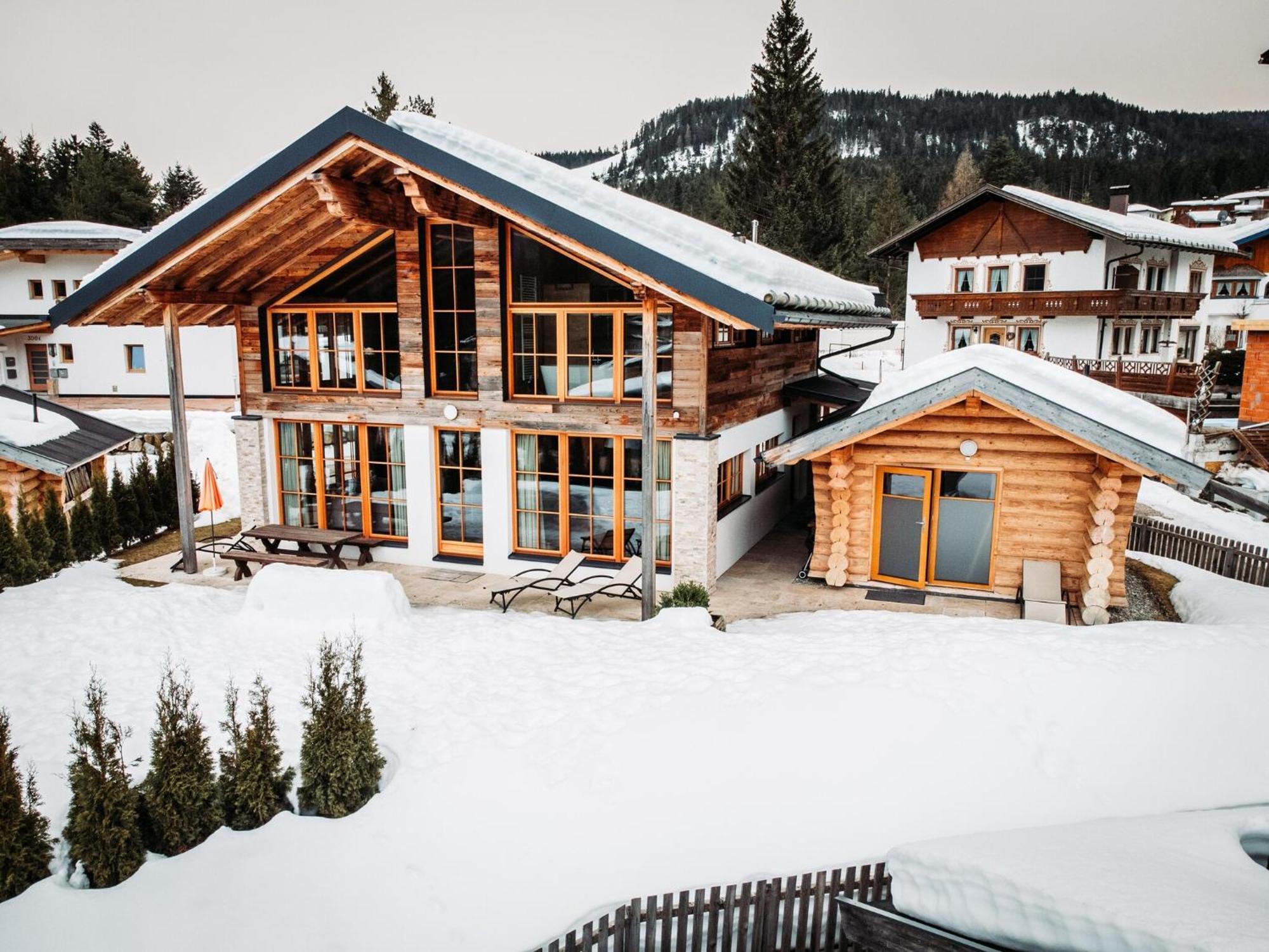 Chalets Im Weidach, Leutasch Eksteriør billede