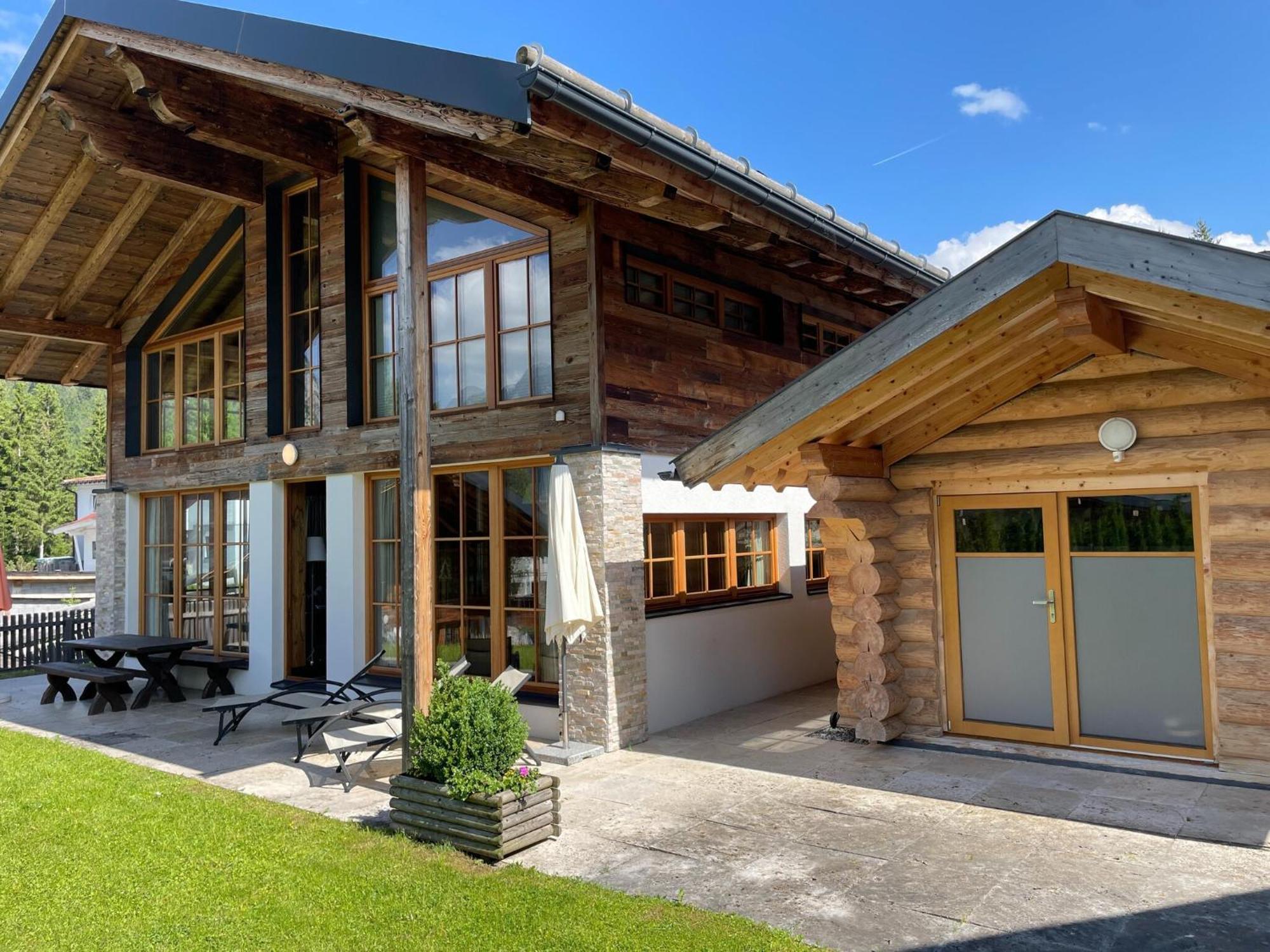 Chalets Im Weidach, Leutasch Eksteriør billede