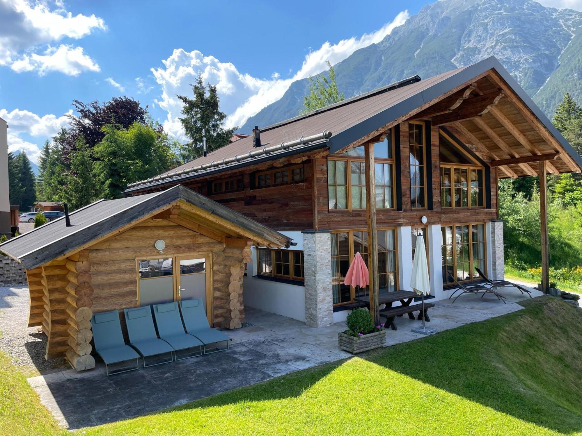 Chalets Im Weidach, Leutasch Eksteriør billede